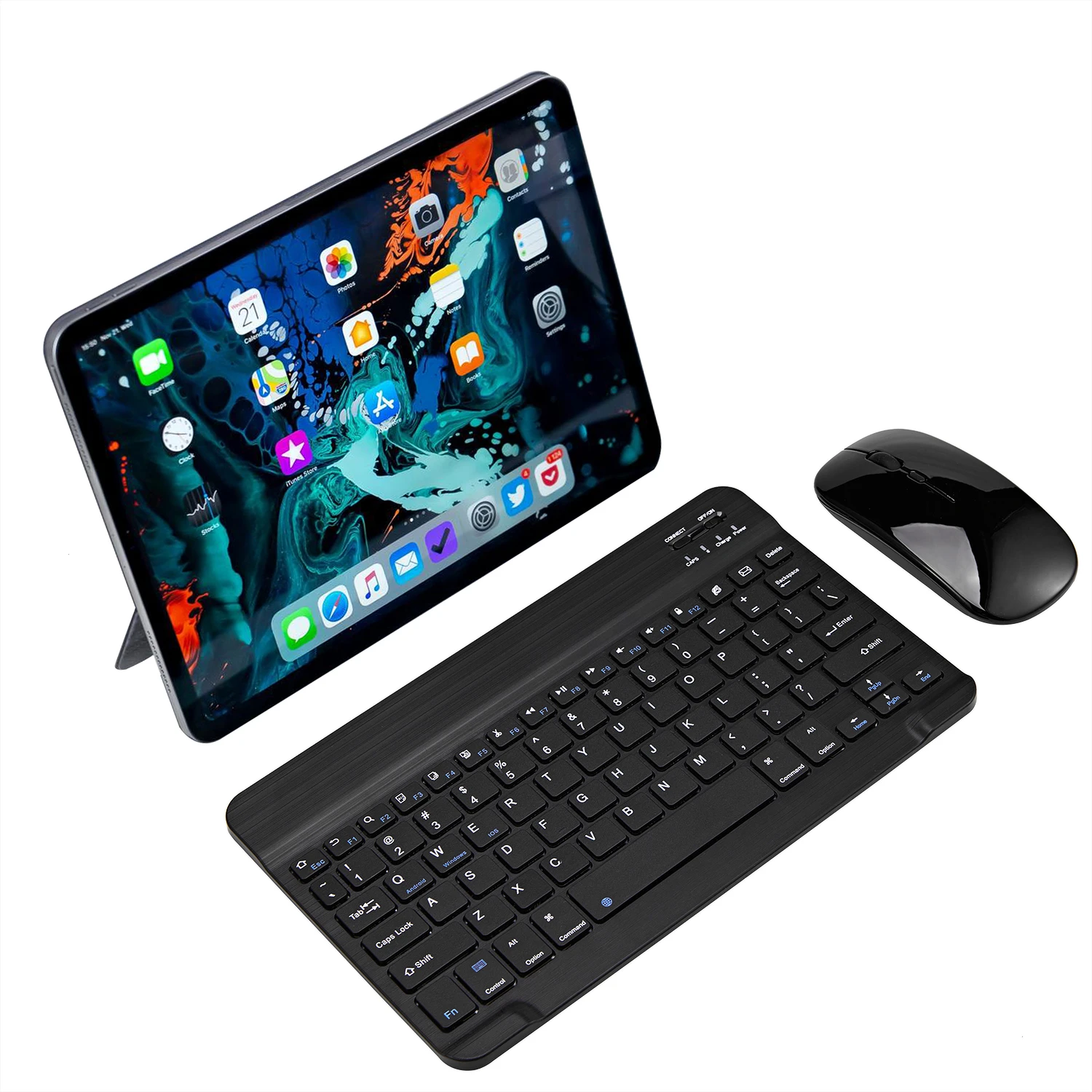 Color : 7inch Pink Set Wireless Keyboard and Mouse Mini Wireless Keyboard Bluetooth Keyboard Mouse Suitable for Android Tablet IPad 9.7 10.5 Color : 7inch Pink Set Wireless Keyboard and Mouse Mini Wireless Keyboard Bluetooth Keyboard Mouse Suitable for Android Tablet IPad 9.7 10.5