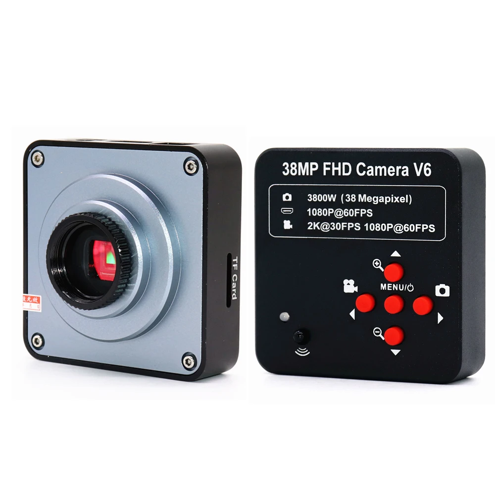 1080P 60FPS 2K 3800W TF карта 38MP HDMI USB промышленный электронный цифровой видео микроскоп
