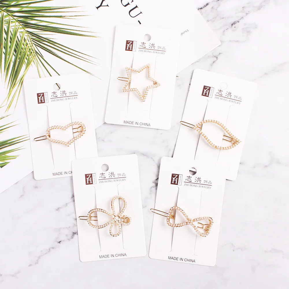 

Alloy geometry Retro Pentagram Round Arrow Hairpin Clip Fashion Hair Claw Modern Stylish Hairgrip High Quality for Women