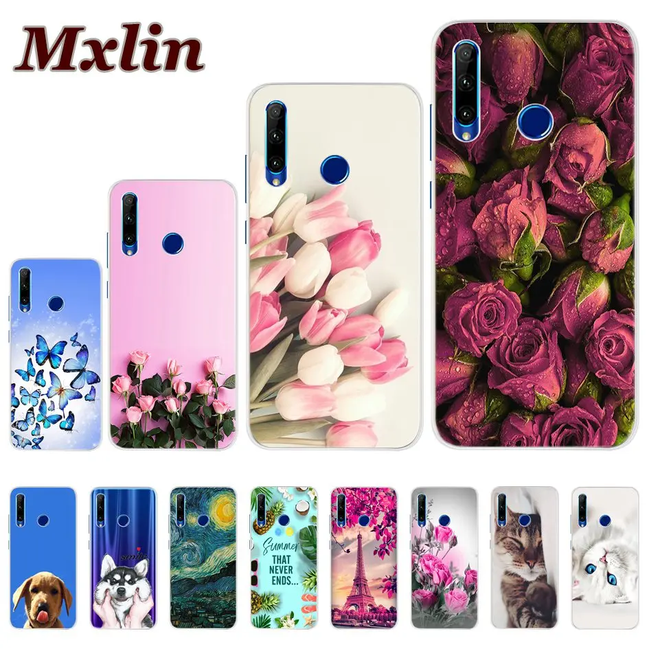 

For Huawei Honor 10i Case Honor 10 Lite Cover Fashion Painted Soft Silicone Case For Huawei Honor 10 Lite 10i HRY-LX1T 20i Funda