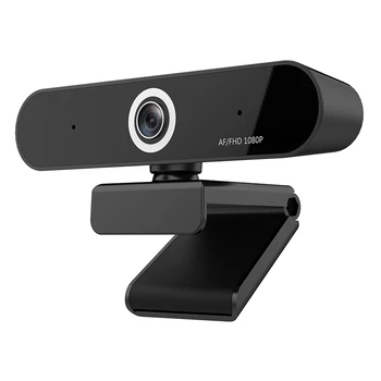 

Web Wide Angle Webcam with Double Microphone 1080P Webcam Live Streaming USB Camera for Video Conference Recording Office Camera