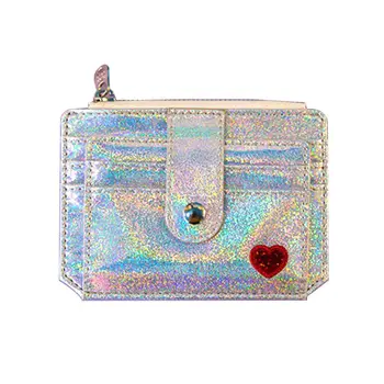 

Holographic Wallet ID Money Credit Card Holder Pocket Case Business Driver's License Organizer for WoMan Girls