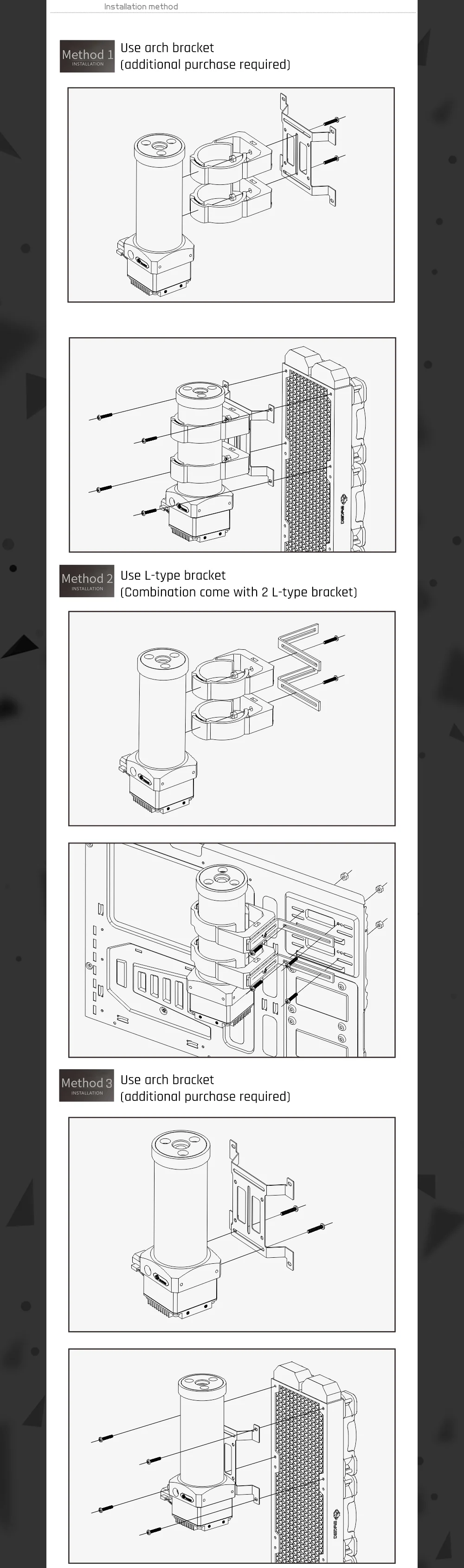 Bykski Pump-reservoir Combination, Bykski DDC Pump With Reservoir, Acrylic/POM Pump, Maximum Flow 700L/H Maximum Lift 6 Meter, CP-PMD3COV-X-CT60-V2  