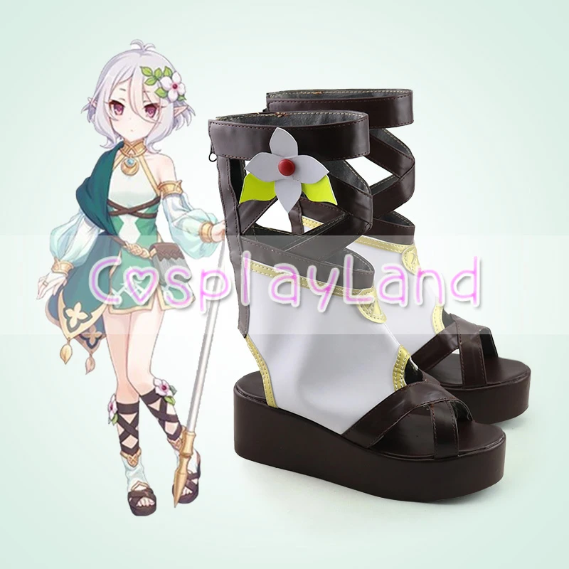 princesa-connect-re-botas-de-mergulho-kokkoro-cosplay-sapatos-femininos-fantasia-acessorios-personalizados-sapatos-de-festa-de-halloween