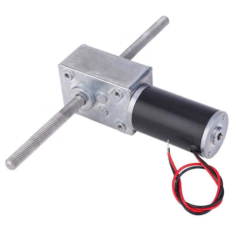 Double Right Hand Thread Gear Motor, Reduction Ratio 50 Double Right Hand Thread Gear Motor, Reduction Ratio 50