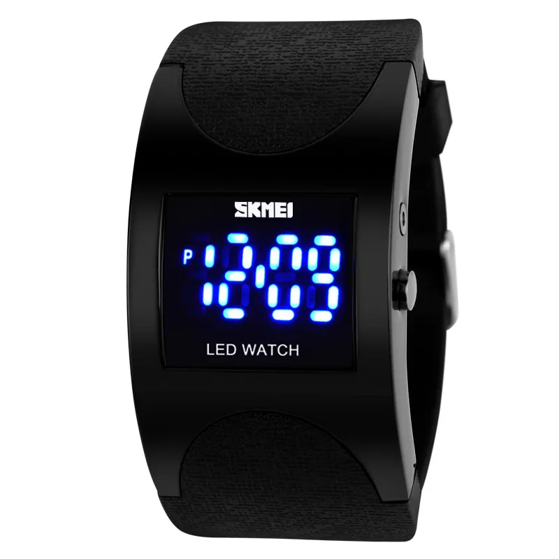 

Skmei 0951 Waterproof Watch Multi-functional Sports Dual Display Watches Night Light LED Arc