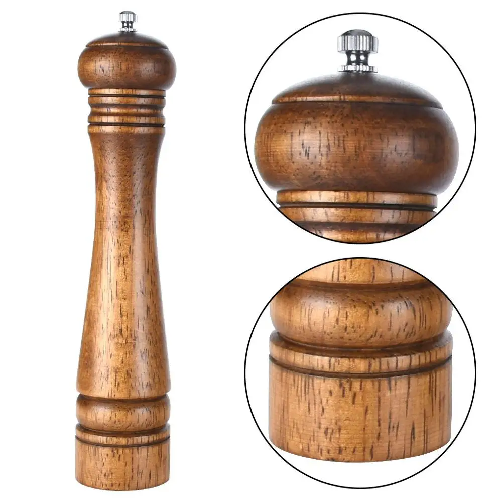 Ручная мельница Rubberwood для соли перца измельчитель кухни ресторана специй