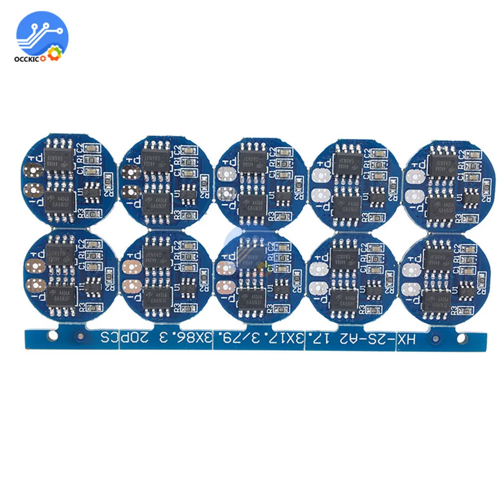 BMS 2S 5A 7 4 V 8 18650 Защитная печатная плата для зарядки литиевой батареи PCM