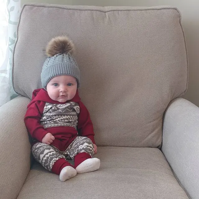 Long Sleeve Newborn Baby Hooded Romper Autumn Winter Infant Baby Jumpsuit Red Print Kids Clothing For Boys&Girls with Pocket D35