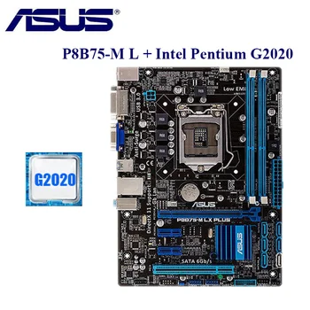 

Asus P8B75-M LX Desktop Motherboard B75 Socket Intel G2020 LGA 1155 i3 i5 i7 DDR3 16G uATX UEFI BIOS Refurbished Mainboard