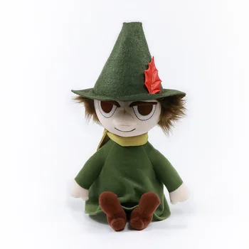 

Genuine Authorization Moomin High Quality 27 Cm Sitting Position Snufkin Plush Dolls Short Plush Toy for Birthday Christmas Gift