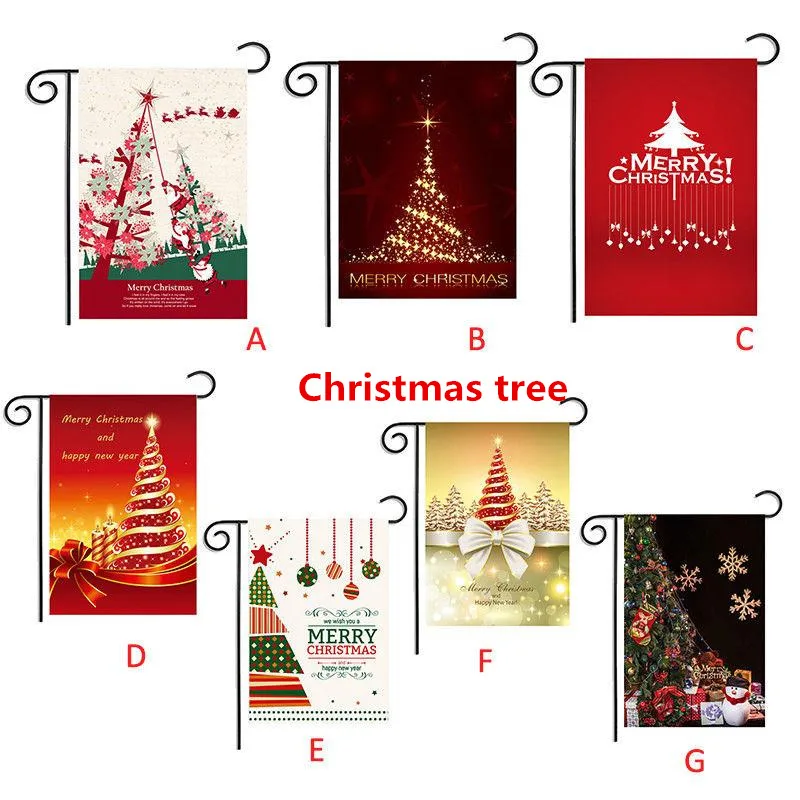 

Christmas Halloween Welcome Thanksgiving Garden Flag Home Banner 30X45cm