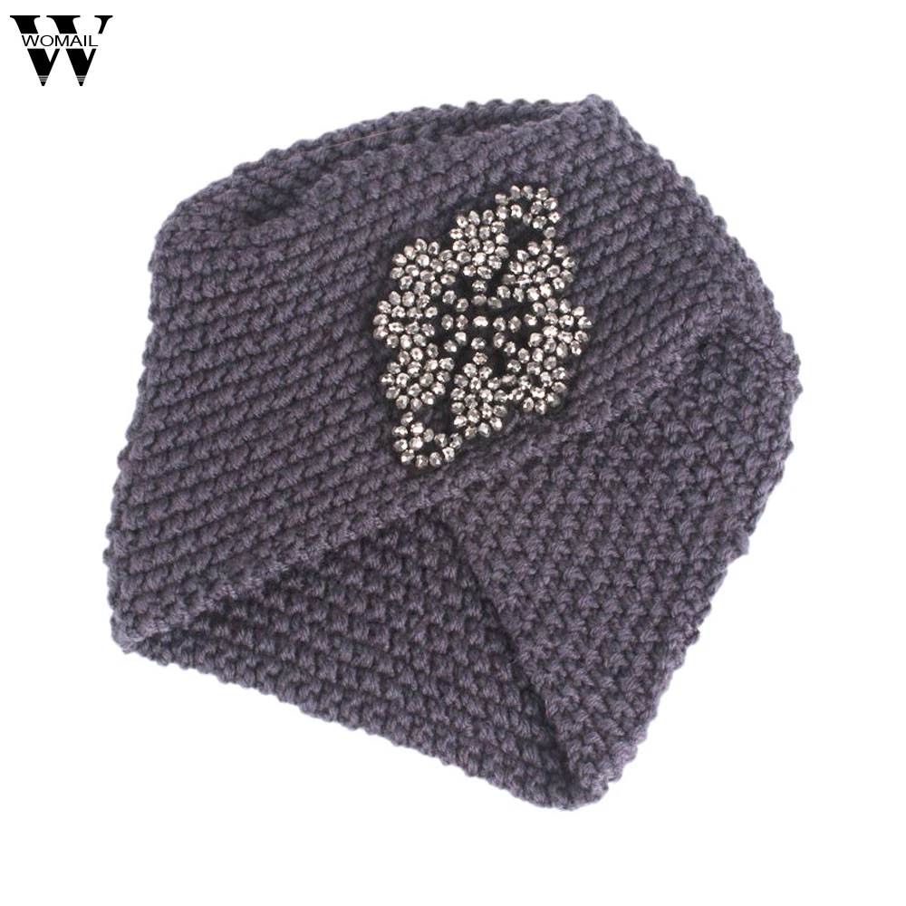Womail beanies, женская зимняя вязаная шапка, шапка-тюрбан с козырьком, шапка с ворсом, шапка skullies, женская шапка, sep17