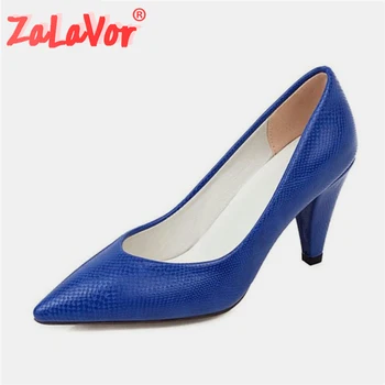 

ZALAVOR 6 Color Women Spike Heels Pumps Pointed Toe Office Lady Wedding Work High Heel Shoes Woman Sexy Pumps Size 34-43