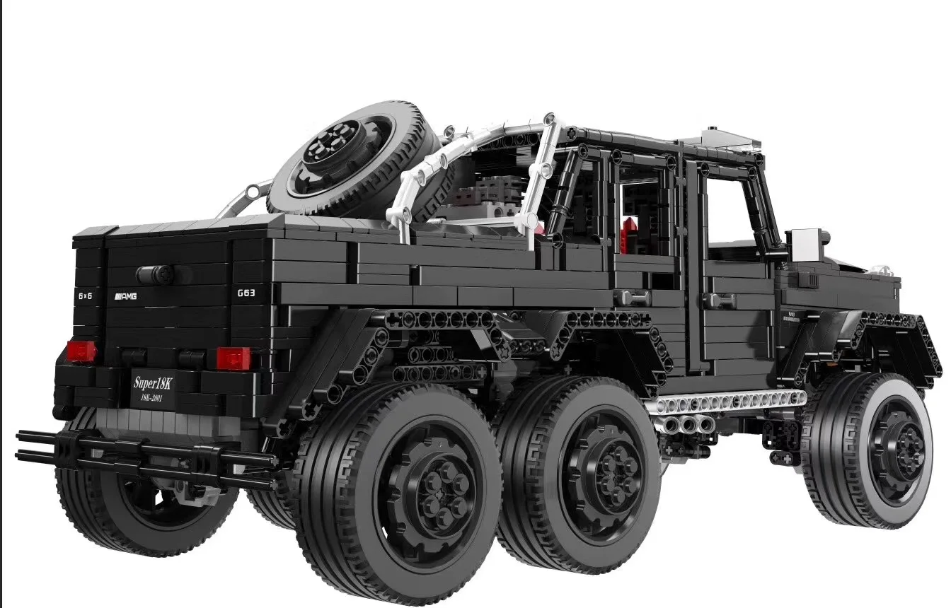3300 шт. совместимая техника машины серии MOC 2425 G63AMG 6X6 LAND крейсерская модель