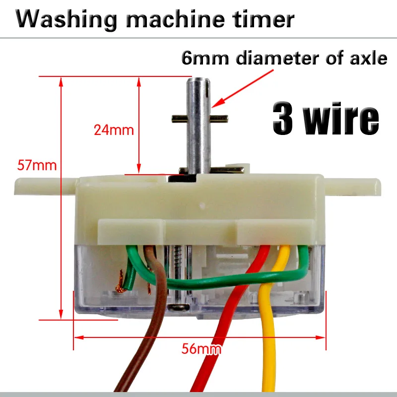 3 wire 180 degree washing machine timer Washing machine timer switch Wash Semi-automatic double-cylinder washing washing machine timer