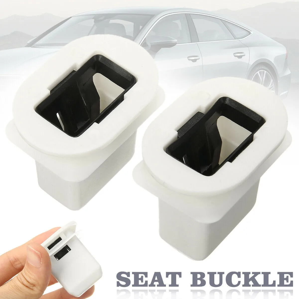 2 stücke Hinten Sitz Verschluss Clip Kissen Clips Sitz Feste Schnalle Für Audi Q7 A4 A6 Quattro S4 S6 Auto zubehör Innen – Detail 10