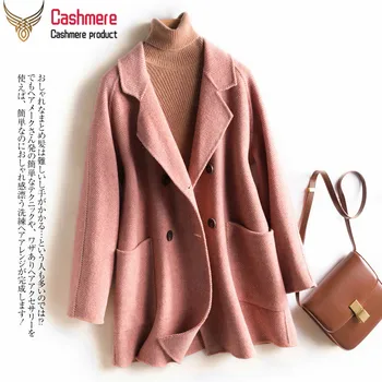 

Short double-faced cashmere coat female 2019 autumn winter new Korean version of woolen wool coat female office women's clothing