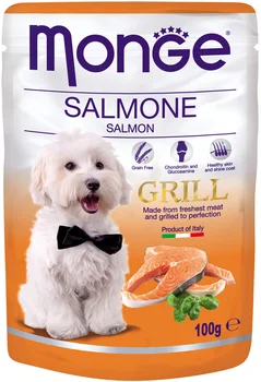 

MONGE MONGE DOG GRILL POUCH for adult dogs with salmon 100g