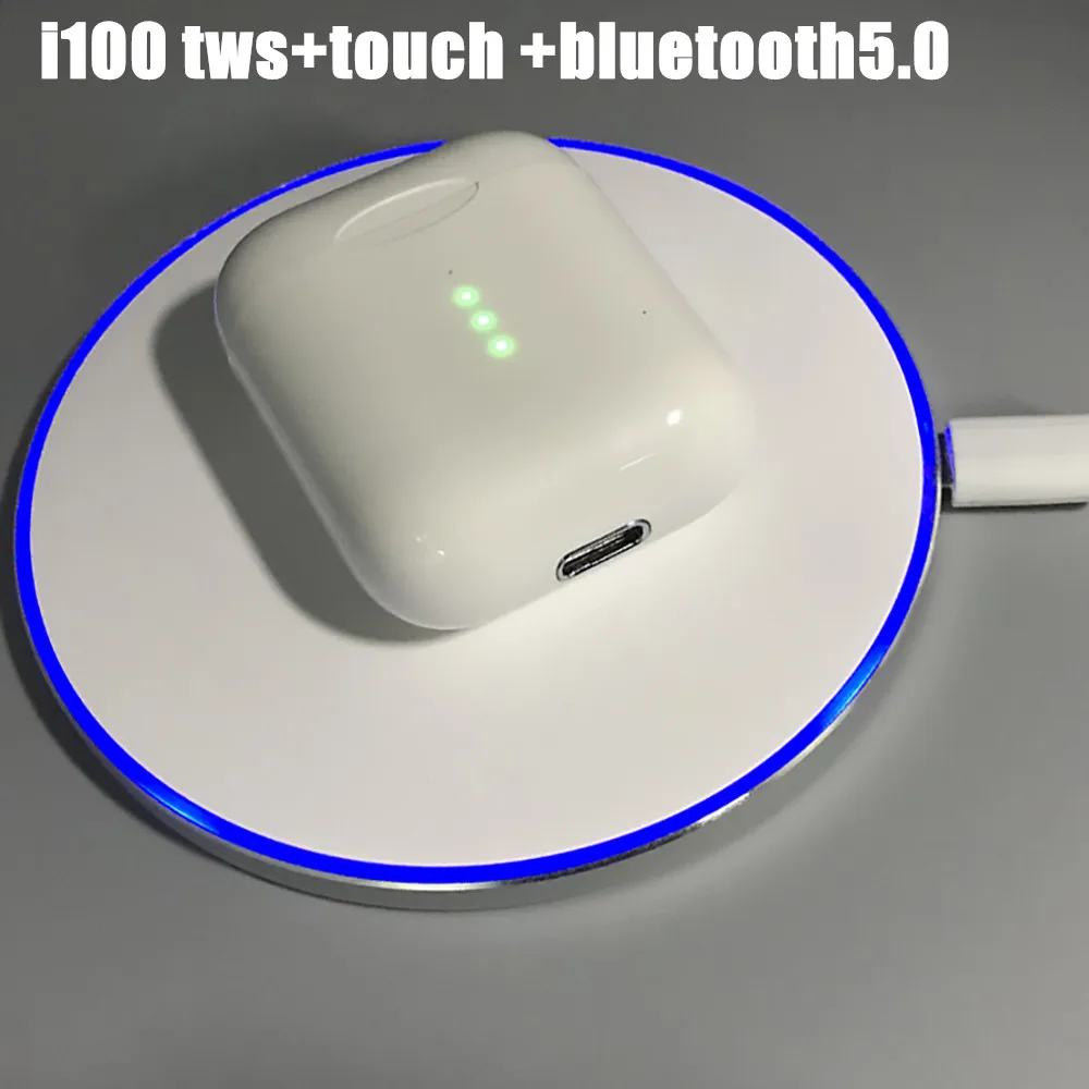 I100 наушники-вкладыши TWS Bluetooth наушники Беспроводной заряжаемые наушники PK 1:1 Реплика w1chip i9s i80 i30 i60 i100 i200 наушники-вкладыши TWS с я 500