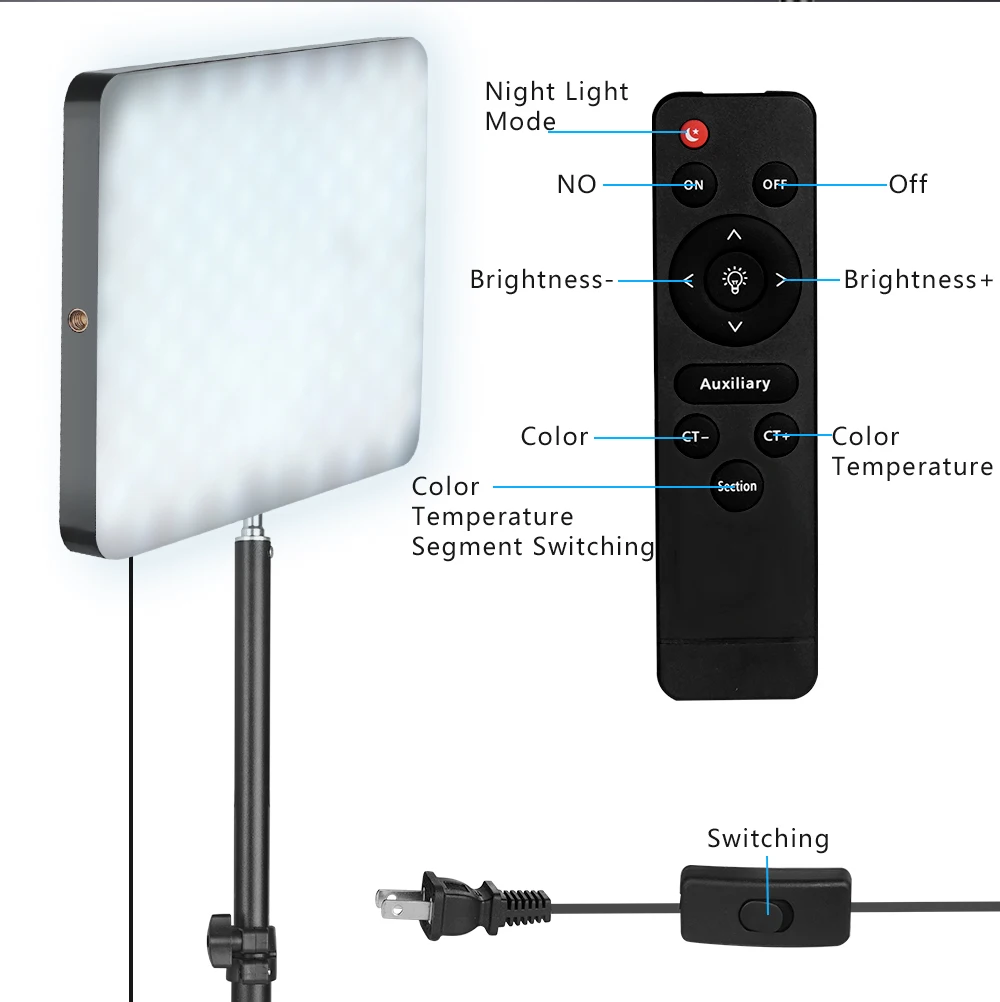 M240 40w led photo light vide painel