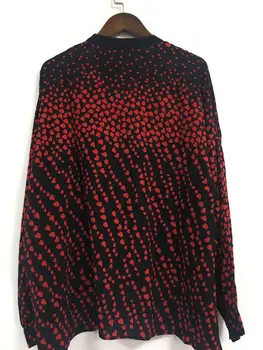 

Women Shirt 2020 Early Spring New Printed Two-color Blouse