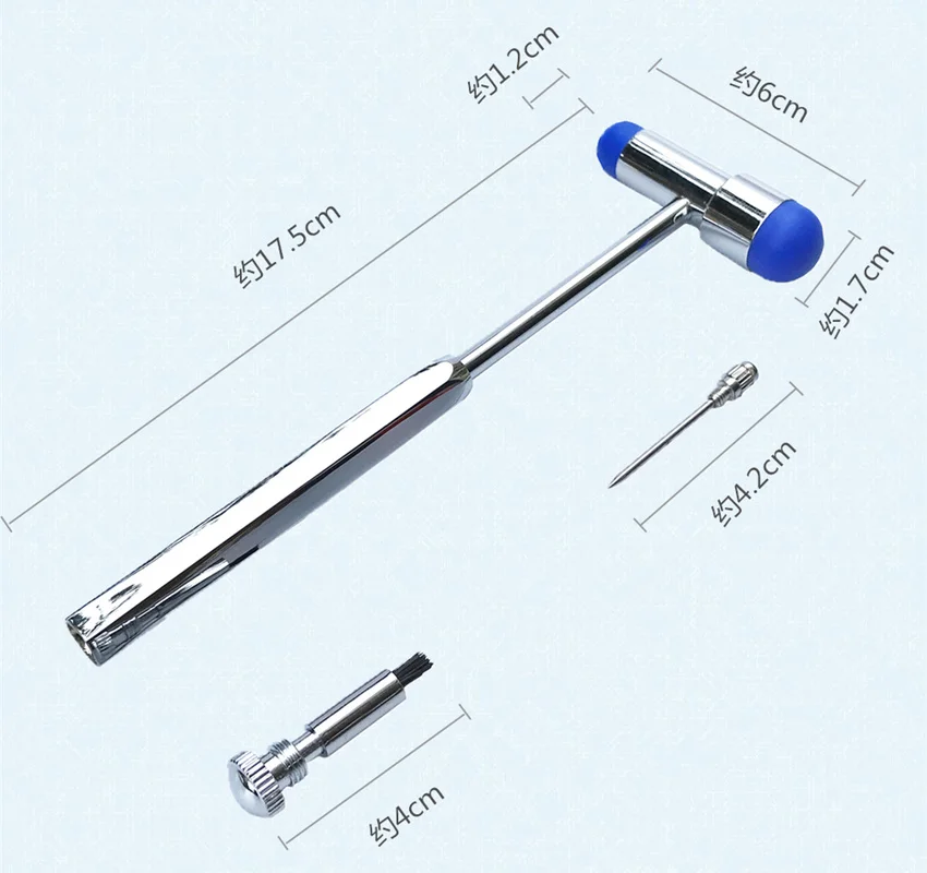 Многофункциональный Неврологический Молоток ударный диагностический рефлекс ударный двойной головкой перкуссионный молоток Медицинский Набор инструментов