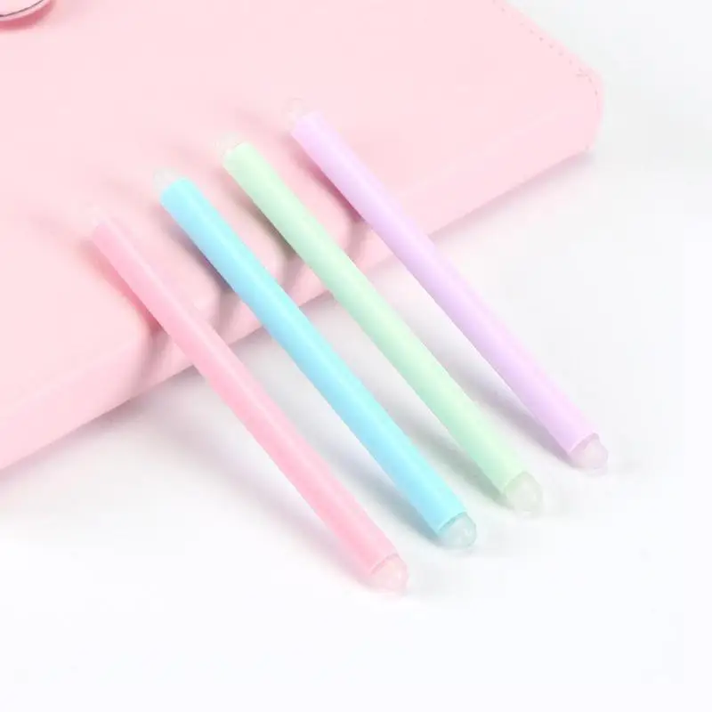 

2pcs Erasable Pen Novelty School Promotion Eraser Fluorescent Eraser Pen For Students Gifts Stationery Offie Supplies