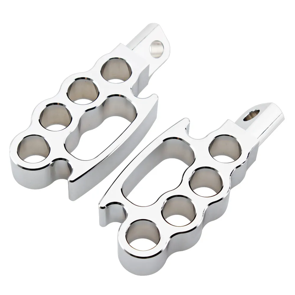 Flying Knuckle Foot Peg алюминиевая Подножка для Harley XL Dyna Softail Кафе Racer Chopper мотоциклетная педаль управления