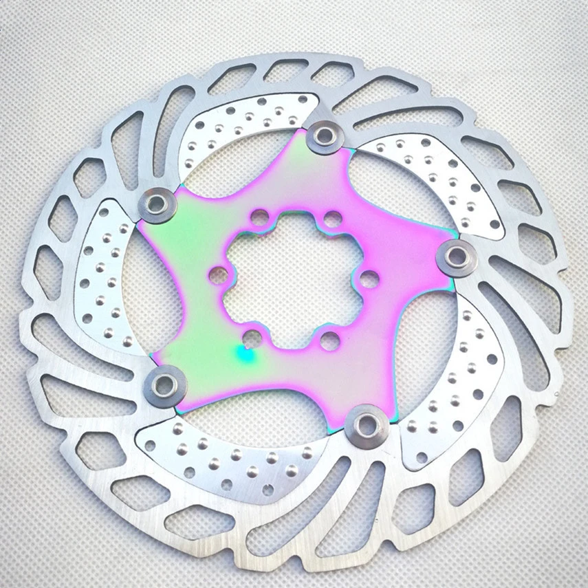 MTB-Bike-140-160-180-203mm-Cooling-Floating-Disc-Plate-Mountain-bicycle-Bright-Color-Disc-Brake
