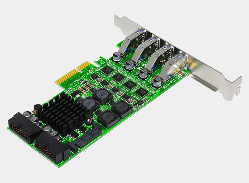 Добавить на карту PCI Express USB 3,0 PCI-E 19 Pin USB 3,0 адаптер PCI-E к USB 3,0 контроллер PCI E PCIE USB3.0 карта расширения для ПК