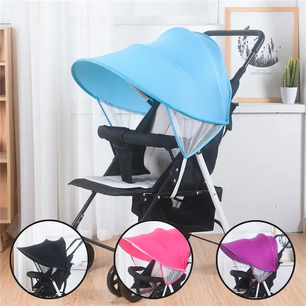 Baby Stroller Pram Pushchair Windproof Sun Shield Visor Sunshade Canopy Cover protect children from any bad weather great gifts | Мать и