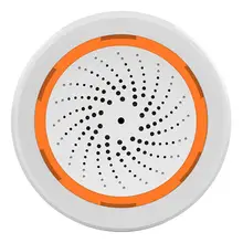 

2021 NEO Tuya ZigBee T&H&Siren 2 IN 1 Sensor 90DB Sound Light Sensor Built-in Siren High Sensitive Ultra-low Power Consumption