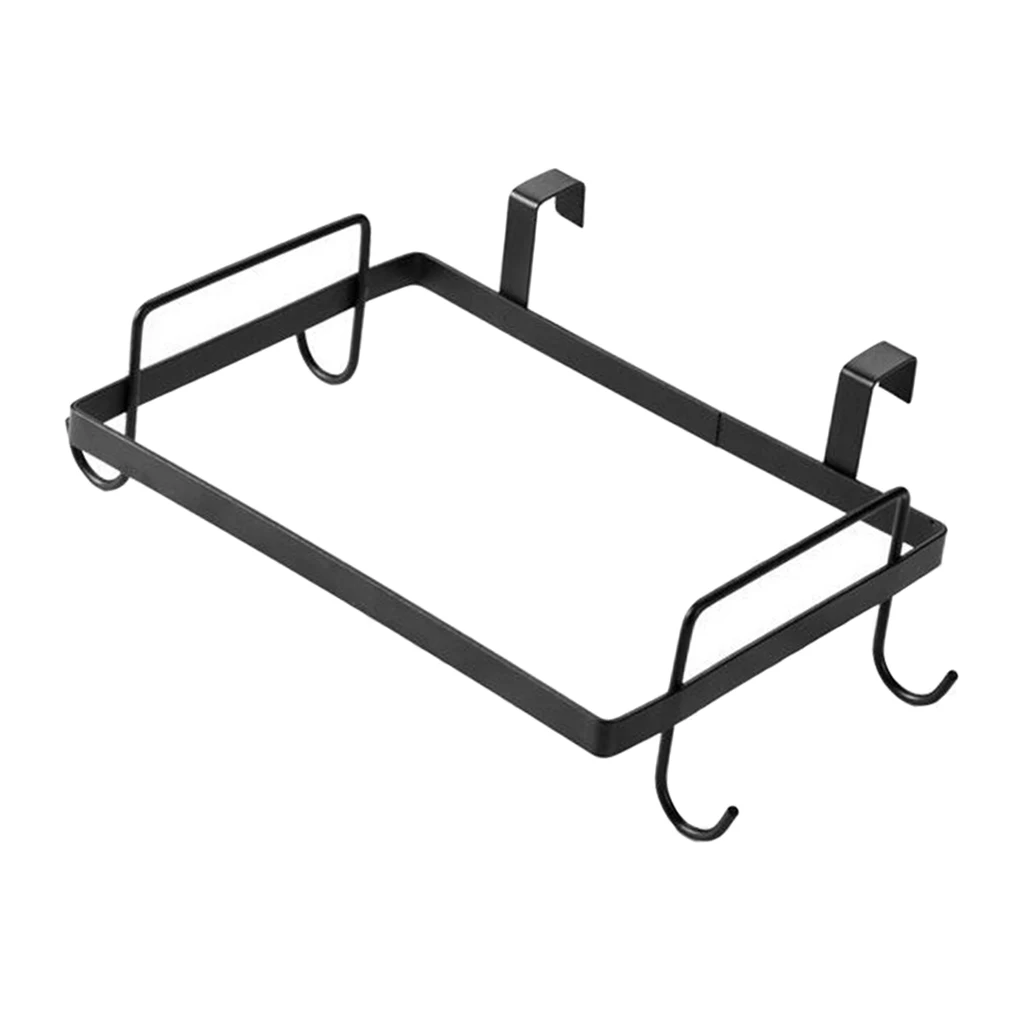 Hanging Garbage Bags Storage Rack Iron Trash Bag Holder for Kitchen Cabinet Cupboard Drawer Back Door Hook Hanger