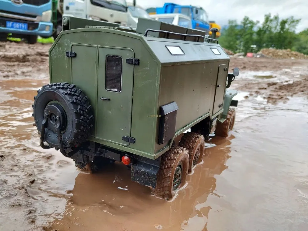 1:16 URAL-4320 Радиоуправляемый автомобиль шестиколесный альпинистский военный командный армейский грузовик Модель Детская игрушка подарок для мальчика