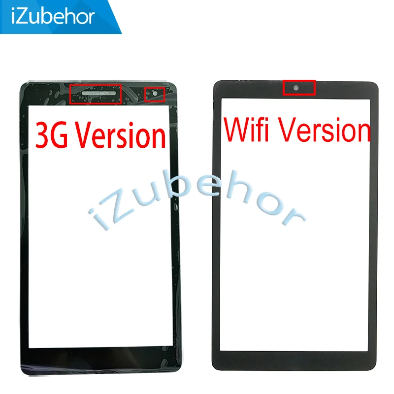 

Black / White For Huawei Mediapad T3 7.0 3G or Wifi front outer touch glass sensor lens Panel and Tempered Glass Protector Film