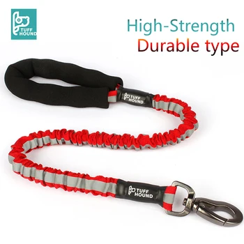 

Tuff Dound Dog running Telescopic Traction Rope Highly Elastic Leash nylon Rope high quality leashes for large dog Midium Small