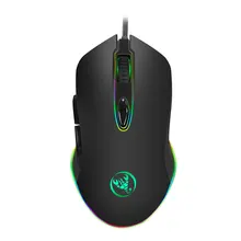 Игровая Проводная usb-мышь 6 клавиш 200-4800 dpi оптический сенсор настольный компьютер ноутбук мышь RGB с подсветкой