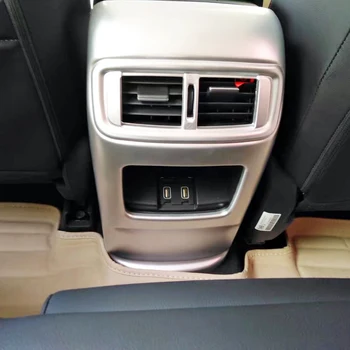 

For Honda CR-V CRV 2017 2018 2019 Interior Accessories ABS Armrest Box Rear Air Outlet Vent Decorative Trim 1pc