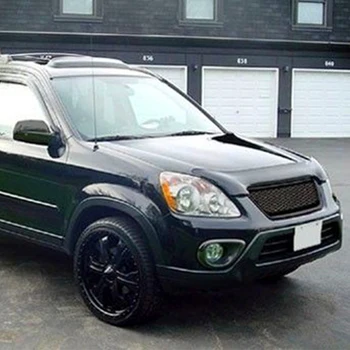 

Use For Honda CRV Racing Grills 2005--2006 Year Carbon Fibre Refitt Front Center Racing Grille Cover Accessorie Body Kit