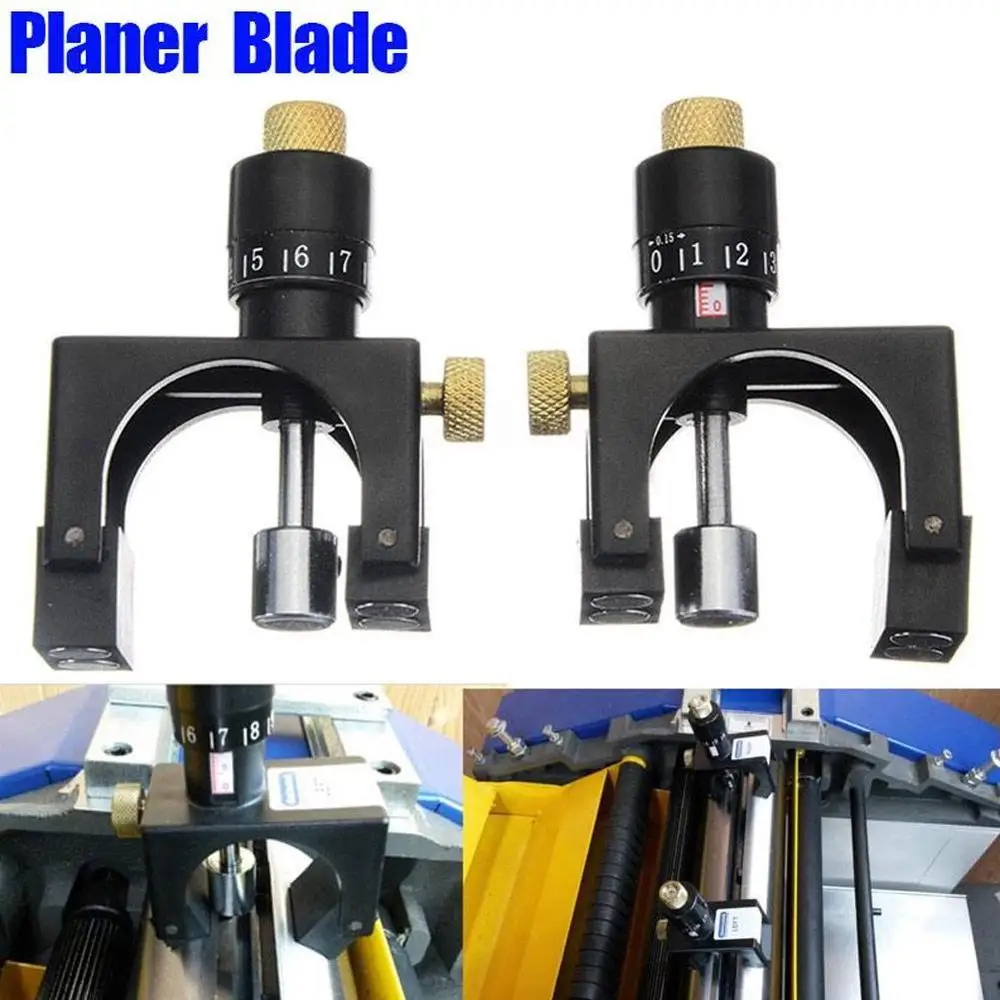 

2Pcs Magnetic Planer Blade Setting Jig Gauge Setter For Woodworking Tool