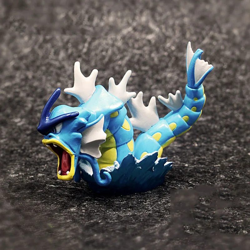 Аниме 4 см Gyarados фигурка модель игрушки мультфильм pokemones Gyarados Коллекция Фигурки игрушки подарки для детей