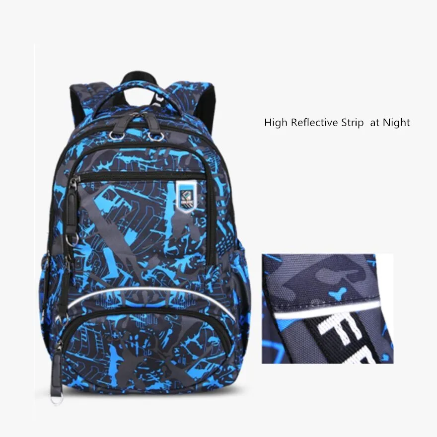 Fengdong high school backpack College Student school backpack big School Bags for Teenage boys Casual Sports backpack Rucksack 6