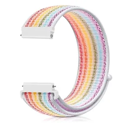 Premium Loop Woven Nylon Wrist Strap - Sport Bracelet Watchband Accessories - 20mm Universal Strap (19)