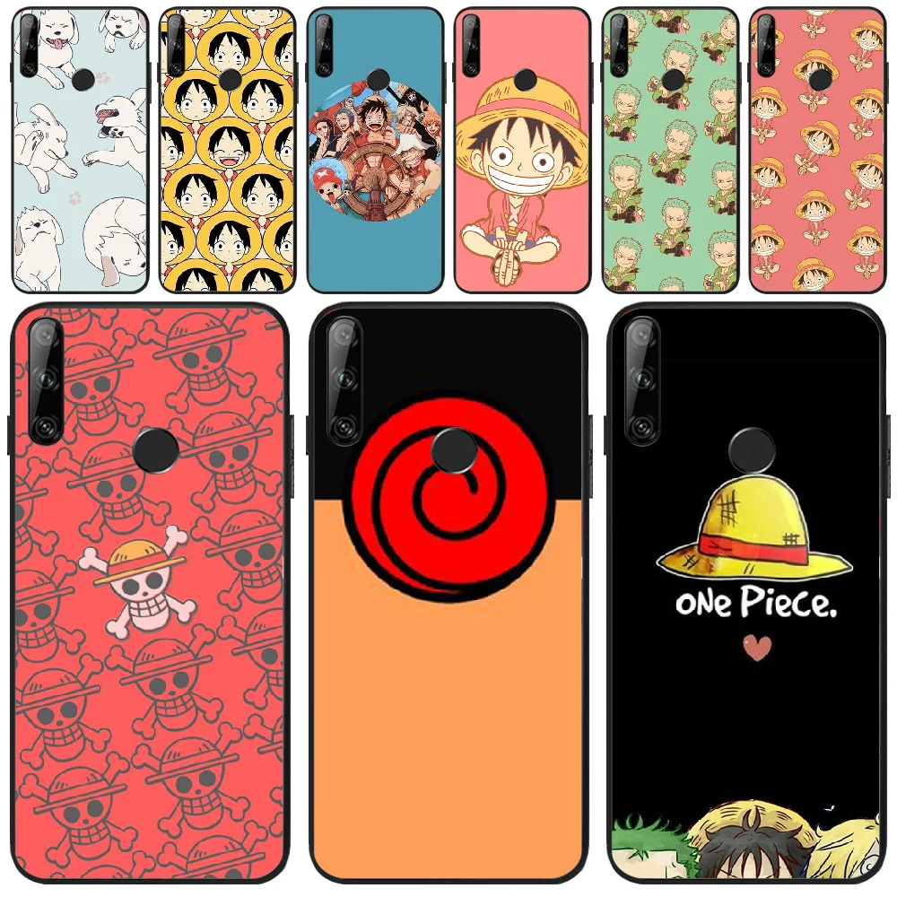 

OFFeier Two-dimensional One Piece Naruto Soft Silicone TPU Phone Cover For Huawei Y5 Y6 Y7 Y9 Prime Pro II 2019 2018