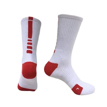 

Men Polyester Terry Towel Stockings Colorblock Brushed Autumn Quick Drying Stocking Breathable And Sweat High Elastic Stocking