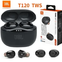 Auricolari Bluetooth Wireless originali JBL T120TWS sintonizza 120 TWS auricolari Stereo cuffie audio basso cuffie con microfono