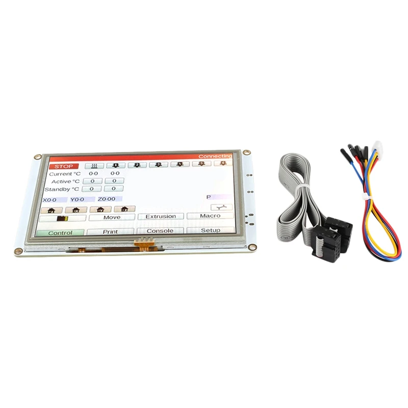 Clone 5 дюймов PanelDue 5I Integrated Paneldue цветной пресс-экран контроллеры для DuetWifi Duet 2 Ethernet части 3d принтера