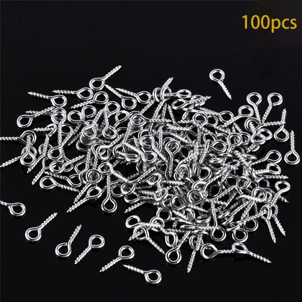 115Pcs Handmade Crystal Glue Mold Set DIY Crystal Glue Jewelry Mold Set 15 silicone molds + 100 9-head screws #2d06 (5)