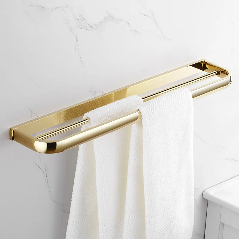 Luxury Towel Rack Wall Mounted Bathroom Accessories Set Ceramic Stainless  Steel Bath Hardware Sets Chrome Toilet Brush Holder - Price history &  Review, AliExpress Seller - HOTAAN China2 Store